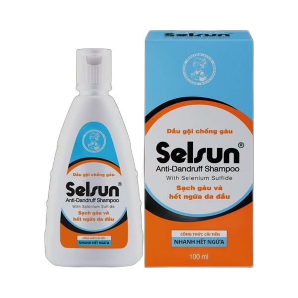 22_ Dầu Gội Chống Gàu ( SELSUN ANTI- DANDRUFF SHAMPOO WITH SELENIUM SULFIDE ) 100cml