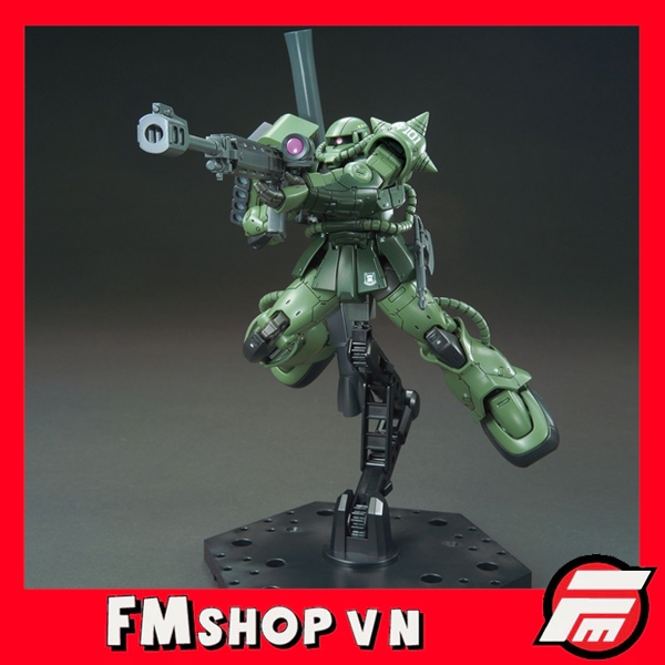 (NOBOX-ĐỨT DÂY ĐẠN) HG 1/144 MS-06 ZAKU II TYPE C-6/R6