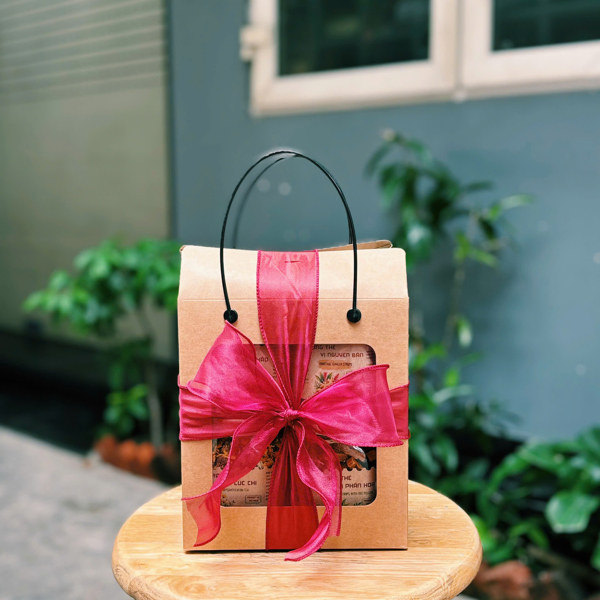 Set Quà 4 Sản Phẩm - Túi Giấy Kraft