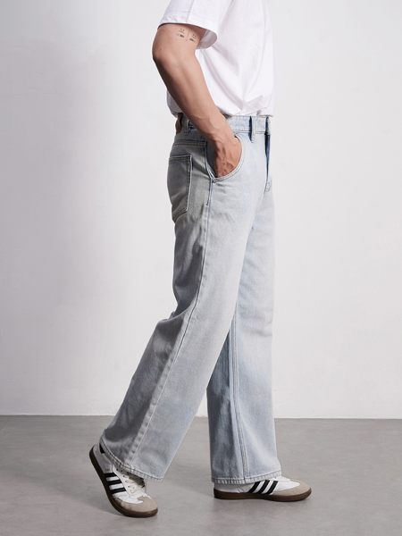 Quần jean ống rộng wideleg nig light