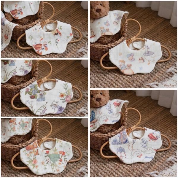 Yếm hoa cổ tích in hình Anchee