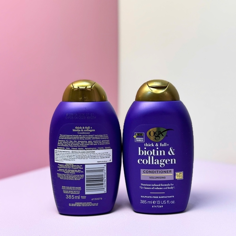 [140-142.5-145] OGX - Dầu xả Biotin &Collagen 385ml