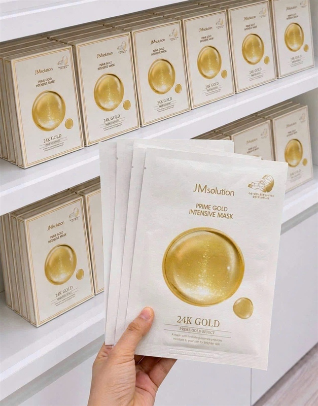 [59-64-69] JM SOLUTION - Mặt nạ giấy GOLD - Hộp 5 miếng