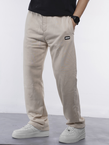 Quần sweatpant thun beige 06