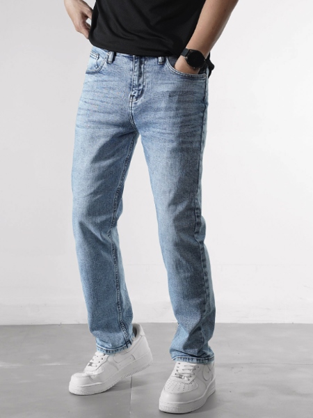 Quần jean regular fit light 24