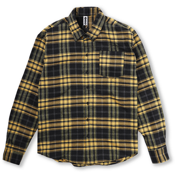 Sơ mi flannel yellow