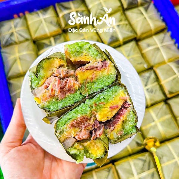 Bánh chưng nếp nương Điện Biên