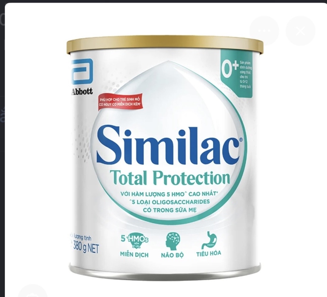 Sữa bột Abbott Similac total protection 0+ 380g