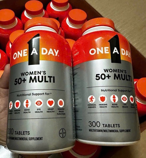 One A Day Women's 50+ Complete Multivitamin, 300 viên ( date 10/27)