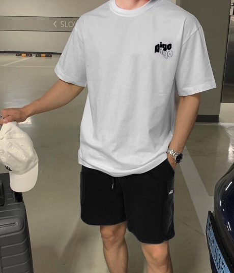 SMILE TEE LG NIGO TRẮNG