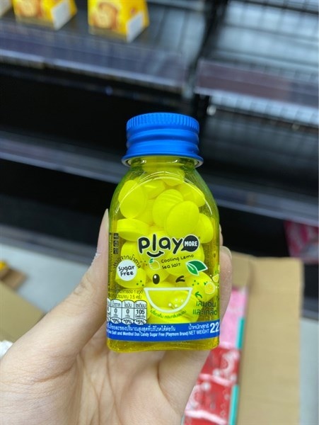 Kẹo The Vị Chanh Mật Ong Playmore Hũ 22g