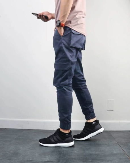 Jogger kaki champi xanh đen