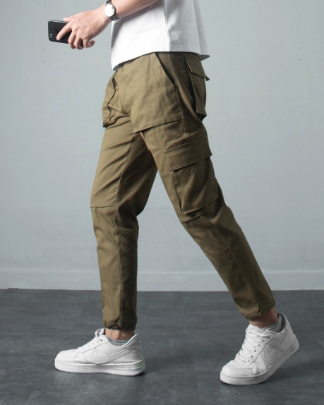 Cargo kaki rêu 48
