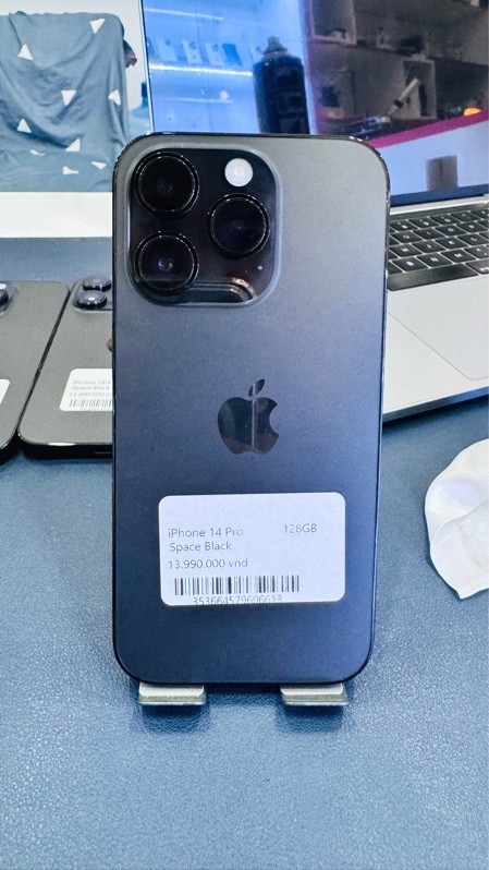 Ip14 pro 128 99- pin thay 100 - đen