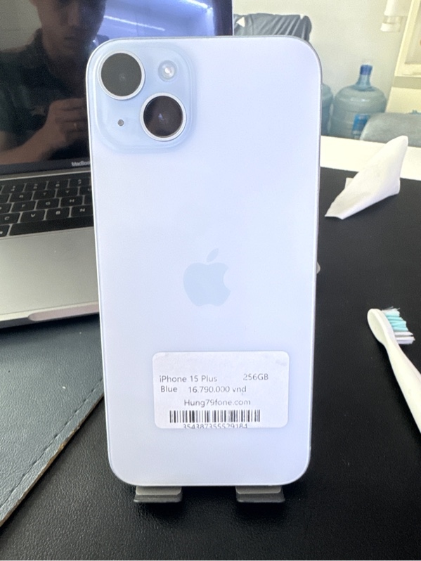 Ip15 plus 256 xanh dương znb