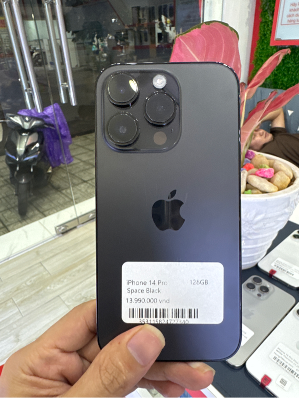 Ip14 pro 128 99- pin thay 100 - đen