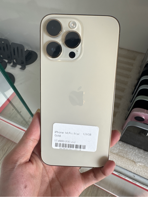 Iphone 14 pm 128 vàng 99% / pin thay mới 100