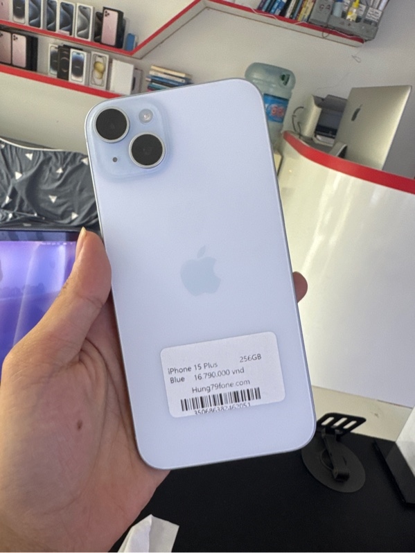 Ip 15 plus 256 xanh dương znb 99