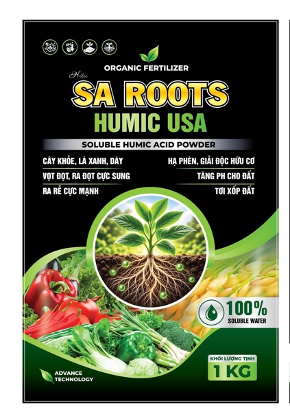 Phân bón HỮU CƠ SINH HỌC SA ROOT (1kg viên)