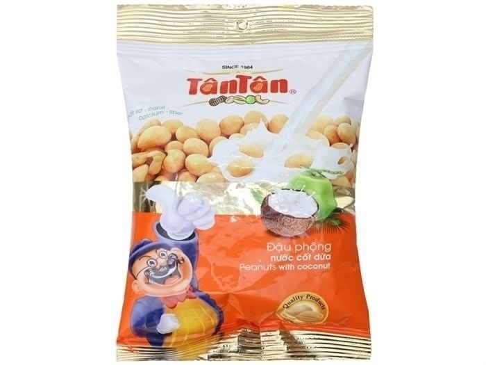Đậu Phộng nước Cốt Dừa Vị Phô Mai Gói 45g