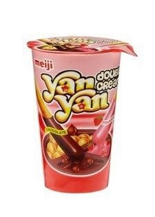Bánh Yan Yan Double Cream (Chocolate & Strawberry) 44g