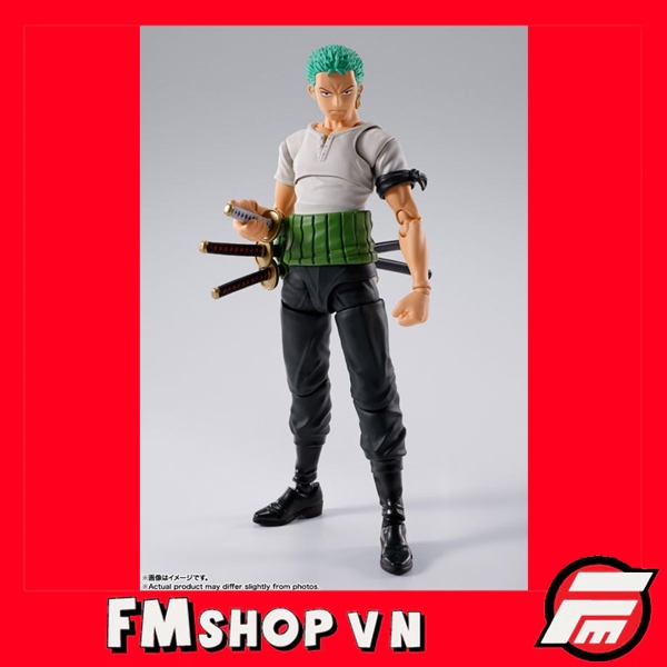 (NOBOX THIẾU PK) SHF ONE PIECE RORONOA ZORO ROMANCE DAWN