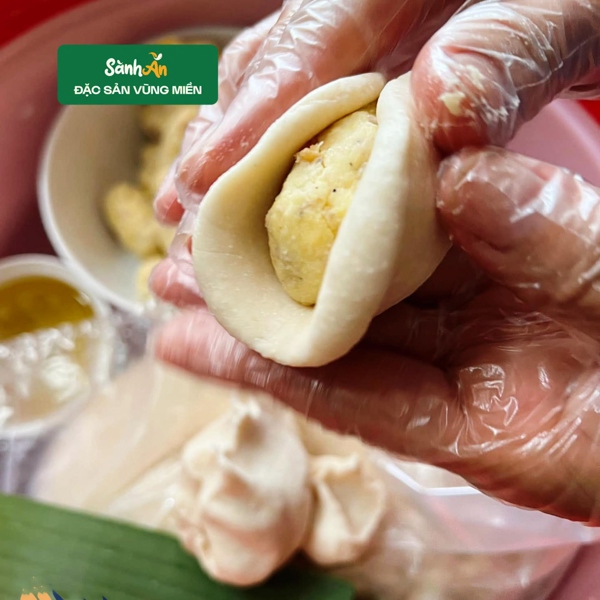 Bánh sắn nhân đỗ dừa ngọt