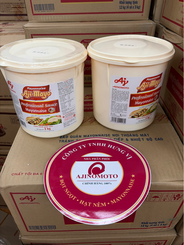 Xốt Mayonnaise Aji-mayo Professional Sauce 3kg/Xô