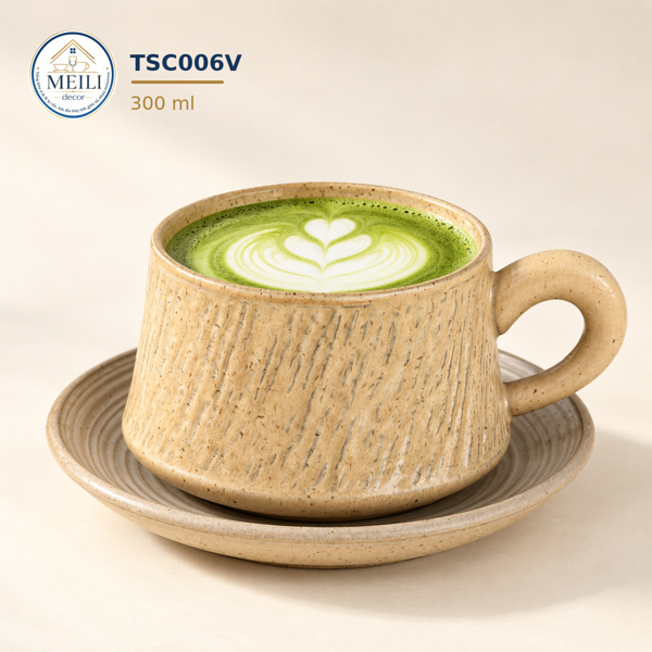 Bộ ly tách sứ TSC006V