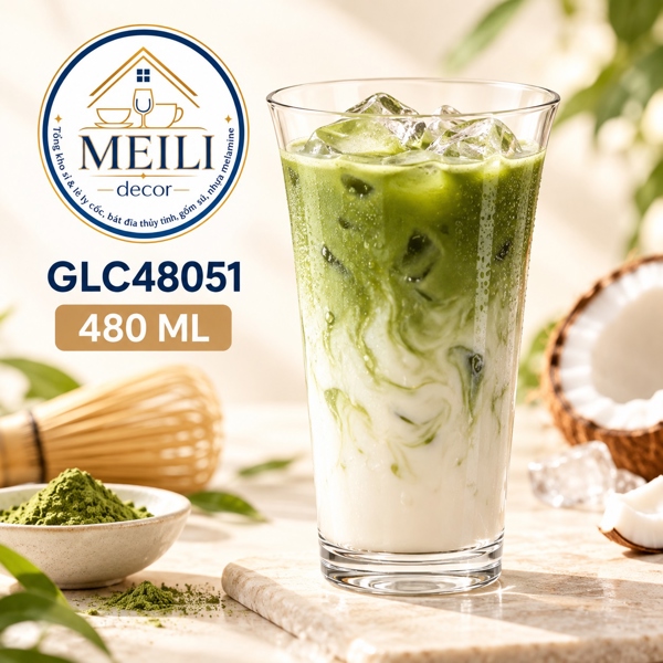 Cốc thủy tinh 480ml - Mã GLC48051L