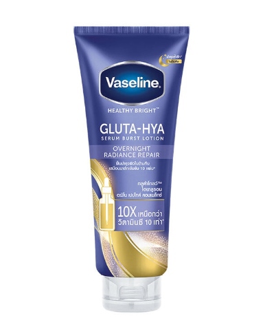 Dưỡng thể Vaseline 10X gluta xanh 330ml