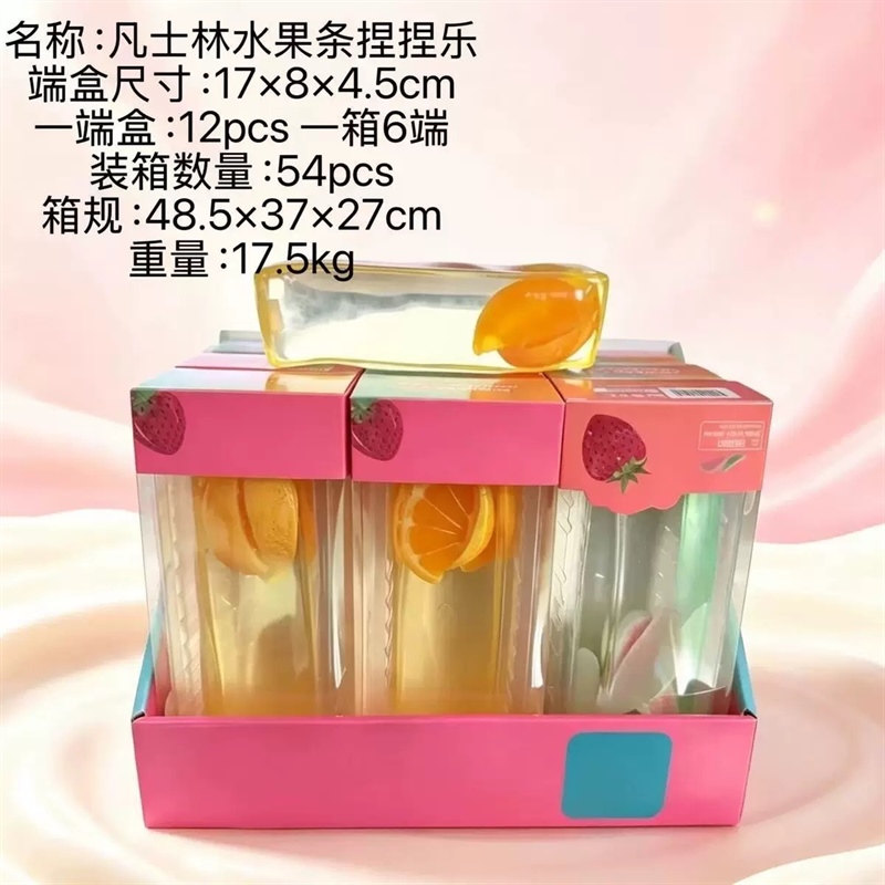 Squishy kem trong suốt trái cây