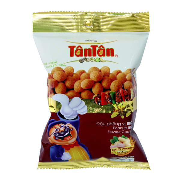 Đậu Phộng Vị BBQ Tân Tân Gói 45g