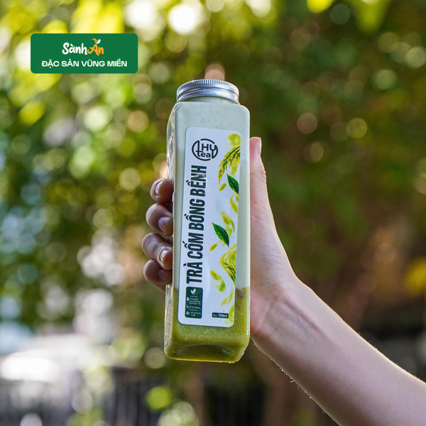 Trà cốm bồng bềnh 500ml