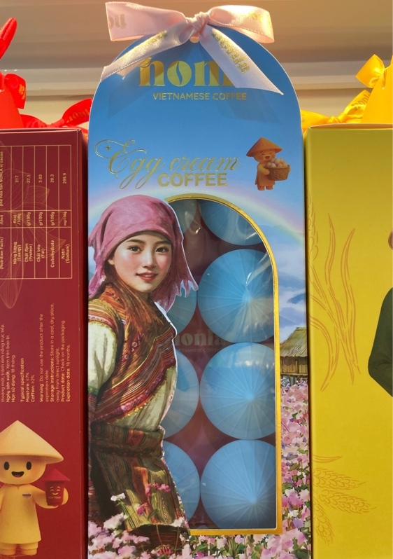 Egg cream flavour coffee box 8 capsules