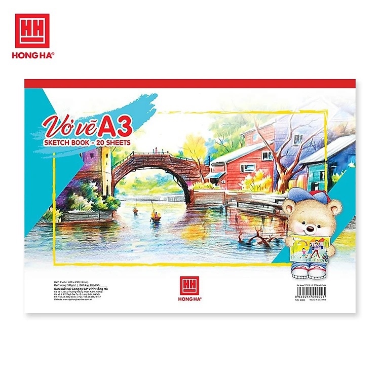 Vở vẽ A3 Hong Ha 4900 20 tờ