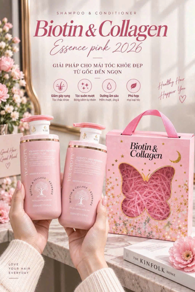 Hộp Quà Biotin Hồng Bướm