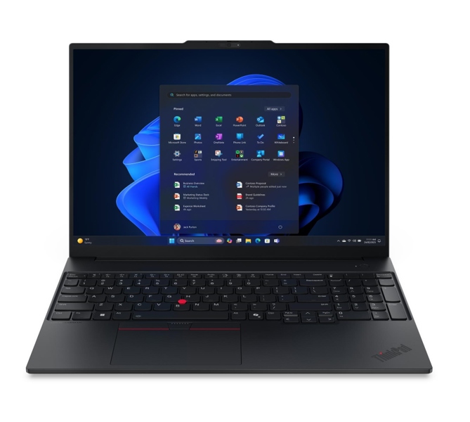 Máy tính xách tay (NB) LENOVO ThinkPad E16 Gen 3 U5-135H/ 16GD5/ 512GSSD/ 16.0WUXGA/ FP/ IR/ Wifi6/ BT/ 3C48/ NoOS/ LEDKB/ 2Y/ Đen (21SR00A6VA)/ Túi