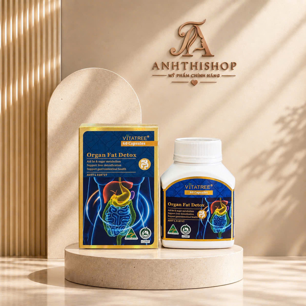 Thải độc mỡ nội tạng Vitatree Organ Fat Detox