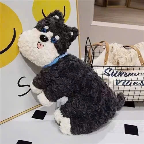 Gối ôm chó Schnauzer 45cm