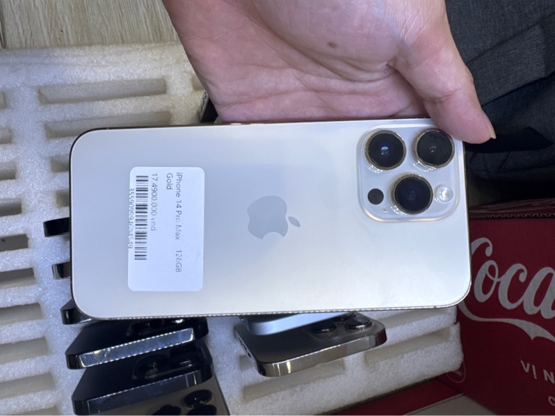 Ip 14 pm 128 gb vàng