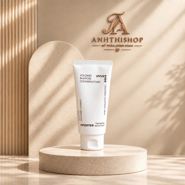 [ Mẫu mới ] Sữa rửa mặt innisfree Volcanic Pore BHA Cleansing Foam 150g