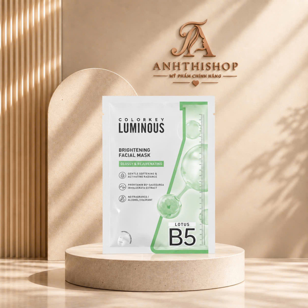 Mặt Nạ Colorkey Luminous B5 Facial Mask 25ml - Dưỡng Ẩm & Phục Hồi Da