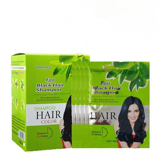 Gội đen tóc phủ bạc Olive hộp 10 gói chính hãng
