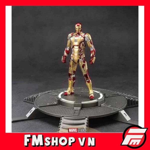 (2ND-MẺ GIÁP BỤNG) ZD TOYS INFINITY SAGA MARK 42 LIGHT-UP BASE SET