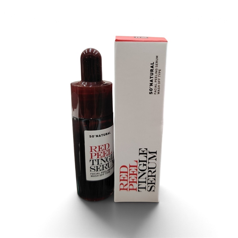Serum So'Natural Red Peel Tingle Serum tái tạo da sinh học, mờ thâm sáng da