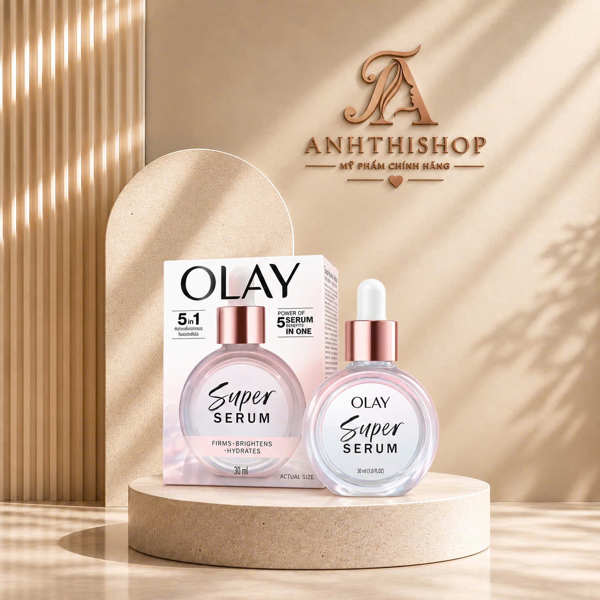 [Cty] Olay Super Serum Firms Brightens Hydrates 5IN1 30ml