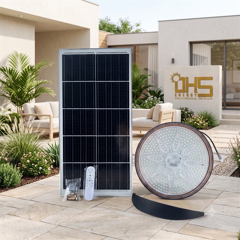 ĐÈN PHA UFO 500W NĂNG LƯỢNG MẶT TRỜI (PHA MẮT NGỌC)