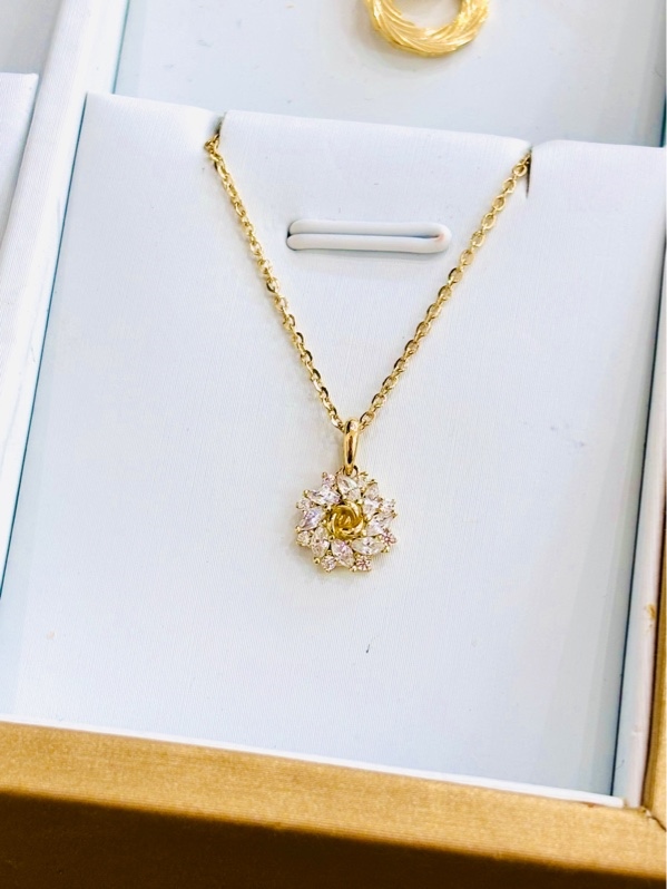 18-393 Dây chuyền vàng nữ 18K