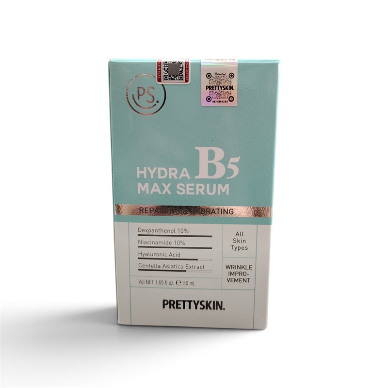 Serum Prettyskin Hydra B5 Max phục hồi dưỡng trắng da 50ml